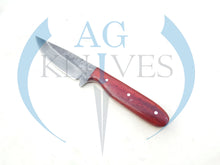 Load image into Gallery viewer, Handmade 1095 Steel Acid Wash Blade Hunting Knife with Wood Handle 10'' - Cowboyknives by AGKNIVESUSA