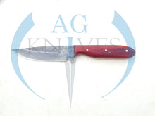Load image into Gallery viewer, Handmade 1095 Steel Acid Wash Blade Hunting Knife with Wood Handle 10'' - Cowboyknives by AGKNIVESUSA