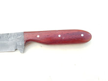 Load image into Gallery viewer, Handmade 1095 Steel Acid Wash Blade Hunting Knife with Wood Handle 10'' - Cowboyknives by AGKNIVESUSA