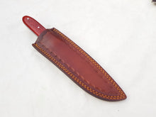 Load image into Gallery viewer, Handmade 1095 Steel Acid Wash Blade Hunting Knife with Wood Handle 10'' - Cowboyknives by AGKNIVESUSA