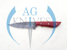 Load image into Gallery viewer, Handmade 1095 Steel Acid Wash Blade Hunting Knife with Wood Handle 10'' - Cowboyknives by AGKNIVESUSA