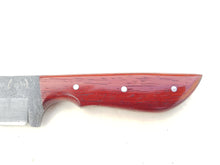 Load image into Gallery viewer, Handmade 1095 Steel Acid Wash Blade Hunting Knife with Wood Handle 10'' - Cowboyknives by AGKNIVESUSA