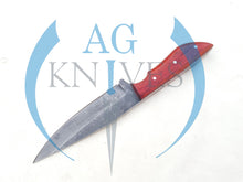 Load image into Gallery viewer, Handmade 1095 Steel Acid Wash Blade Hunting Knife with Wood Handle 10'' - Cowboyknives by AGKNIVESUSA