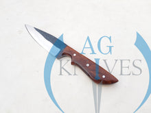 Load image into Gallery viewer, Handmade 1095 Steel Blade Hunting Knife with Wood Handle 10'' - Cowboyknives by AGKNIVESUSA