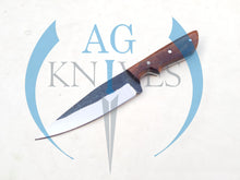 Load image into Gallery viewer, Handmade 1095 Steel Blade Hunting Knife with Wood Handle 10'' - Cowboyknives by AGKNIVESUSA