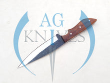Load image into Gallery viewer, Handmade 1095 Steel Blade Hunting Knife with Wood Handle 10'' - Cowboyknives by AGKNIVESUSA