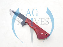 Load image into Gallery viewer, Handmade 1095 Steel Blade Hunting Knife with Wood Handle 10'' - Cowboyknives by AGKNIVESUSA