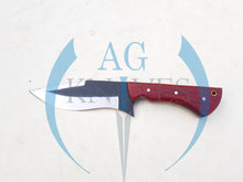 Load image into Gallery viewer, Handmade 1095 Steel Blade Hunting Knife with Wood Handle 10'' - Cowboyknives by AGKNIVESUSA