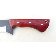 Load image into Gallery viewer, Handmade 1095 Steel Blade Hunting Knife with Wood Handle 10'' - Cowboyknives by AGKNIVESUSA