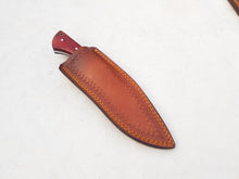 Load image into Gallery viewer, Handmade 1095 Steel Blade Hunting Knife with Wood Handle 10'' - Cowboyknives by AGKNIVESUSA