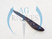 Load image into Gallery viewer, Handmade 1095 Steel Tanto Blade Hunting Knife with Wood Handle 10'' - Cowboyknives by AGKNIVESUSA