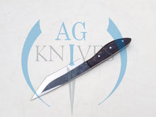 Load image into Gallery viewer, Handmade 1095 Steel Tanto Blade Hunting Knife with Wood Handle 10'' - Cowboyknives by AGKNIVESUSA