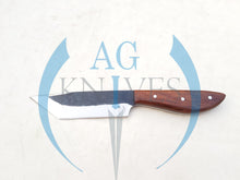 Load image into Gallery viewer, Handmade 1095 Steel Tanto Blade Hunting Knife with Wood Handle 10'' - Cowboyknives by AGKNIVESUSA