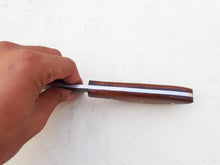 Load image into Gallery viewer, Handmade 1095 Steel Tanto Blade Hunting Knife with Wood Handle 10'' - Cowboyknives by AGKNIVESUSA
