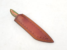 Load image into Gallery viewer, Handmade 1095 Steel Tanto Blade Hunting Knife with Color Sheet Handle 10'' - Cowboyknives by AGKNIVESUSA