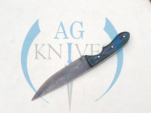 Load image into Gallery viewer, Handmade 1095 Steel Acid Wash Blade Hunting Knife with Color Sheet Handle 10'' - Cowboyknives by AGKNIVESUSA
