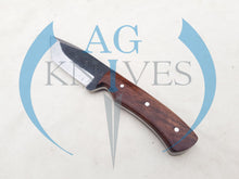 Load image into Gallery viewer, Handmade 1095 Steel Tanto Blade Hunting Knife with Wood Handle 8.5'' - Cowboyknives by AGKNIVESUSA