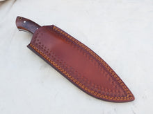 Load image into Gallery viewer, Handmade 1095 Steel Blade Hunting Knife with Wood Handle 10'' - Cowboyknives by AGKNIVESUSA