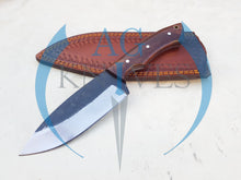 Load image into Gallery viewer, Handmade 1095 Steel Blade Hunting Knife with Wood Handle 10'' - Cowboyknives by AGKNIVESUSA