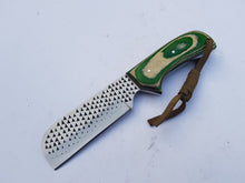 Load image into Gallery viewer, Fixed Blade Handmade Cowboy Bull Cutter Belt Knife with Leather Sheath Gift for Men, Women, Friends, Husband,Father - Cowboyknives by AGKNIVESUSA