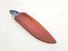 Load image into Gallery viewer, Handmade Damascus Steel Hunting Skinner Knife with Resin Handle 9'' - Cowboyknives by AGKNIVESUSA