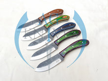 Load image into Gallery viewer, lot of 5 Handmade High Carbon Steel Hunting Skinner Knives 9'' - Cowboyknives by AGKNIVESUSA