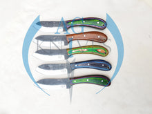 Load image into Gallery viewer, lot of 5 Handmade High Carbon Steel Hunting Skinner Knives 9'' - Cowboyknives by AGKNIVESUSA