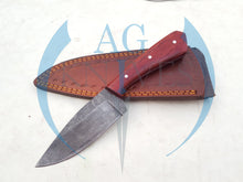 Load image into Gallery viewer, Handmade High Carbon Steel Hunting Skinner Knife with Wood Handle 9'' - Cowboyknives by AGKNIVESUSA