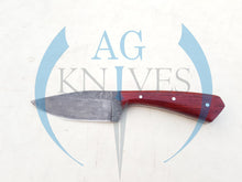 Load image into Gallery viewer, Handmade High Carbon Steel Hunting Skinner Knife with Wood Handle 9'' - Cowboyknives by AGKNIVESUSA