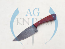 Load image into Gallery viewer, Handmade High Carbon Steel Hunting Skinner Knife with Wood Handle 9'' - Cowboyknives by AGKNIVESUSA