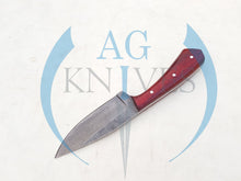 Load image into Gallery viewer, Handmade High Carbon Steel Hunting Skinner Knife with Wood Handle 9'' - Cowboyknives by AGKNIVESUSA