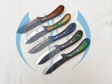 Load image into Gallery viewer, lot of 5 Handmade High Carbon Steel Hunting Skinner Knives 9'' - Cowboyknives by AGKNIVESUSA