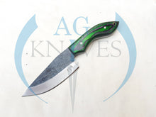 Load image into Gallery viewer, Handmade High Carbon Steel Hunting Skinner Knife with Color Sheet Handle 9'' - Cowboyknives by AGKNIVESUSA