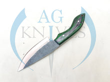 Load image into Gallery viewer, Handmade High Carbon Steel Hunting Skinner Knife with Color Sheet Handle 9'' - Cowboyknives by AGKNIVESUSA