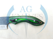 Load image into Gallery viewer, Handmade High Carbon Steel Hunting Skinner Knife with Color Sheet Handle 9'' - Cowboyknives by AGKNIVESUSA