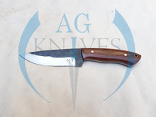 Load image into Gallery viewer, Handmade High Carbon Steel Hunting Skinner Knife with Wood Handle 9'' - Cowboyknives by AGKNIVESUSA