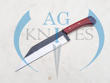 Load image into Gallery viewer, Handmade High Carbon Steel Viking Seax Knife Blade with Wood Handle - Cowboyknives by AGKNIVESUSA