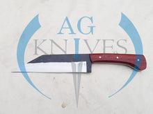 Load image into Gallery viewer, Handmade High Carbon Steel Viking Seax Knife Blade with Wood Handle - Cowboyknives by AGKNIVESUSA