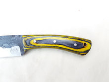 Load image into Gallery viewer, Handmade High Carbon Steel Hunting Knife with Color Sheet Handle 10'' - Cowboyknives by AGKNIVESUSA