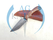 Load image into Gallery viewer, lot of 3 Handmade High Carbon Steel Hunting Skinner Knives with Wood Handle 9'' - Cowboyknives by AGKNIVESUSA