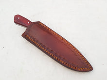 Load image into Gallery viewer, Handmade High Carbon Steel Hunting Skinner Knife with Wood Handle 9'' - Cowboyknives by AGKNIVESUSA