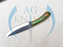 Load image into Gallery viewer, Handmade High Carbon Steel Hunting Knife with Wood Handle 10'' - Cowboyknives by AGKNIVESUSA