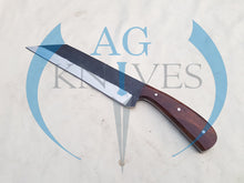 Load image into Gallery viewer, Handmade High Carbon Steel Viking Seax Knife with Wood Handle 13'' - Cowboyknives by AGKNIVESUSA