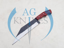 Load image into Gallery viewer, Handmade High Carbon Steel Viking Seax Knife Blade with Wood Handle 13'' - Cowboyknives by AGKNIVESUSA
