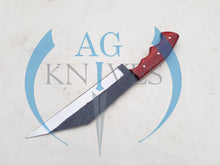 Load image into Gallery viewer, Handmade High Carbon Steel Viking Seax Knife Blade with Wood Handle 13'' - Cowboyknives by AGKNIVESUSA