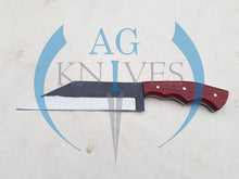 Load image into Gallery viewer, Handmade High Carbon Steel Viking Seax Knife Blade with Wood Handle 13'' - Cowboyknives by AGKNIVESUSA
