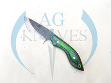 Load image into Gallery viewer, Handmade High Carbon Steel Hunting Skinner Knife with Color Sheet Handle 9'' - Cowboyknives by AGKNIVESUSA
