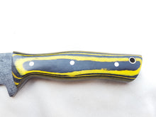 Load image into Gallery viewer, Handmade High Carbon Steel Hunting Knife with Color Sheet Handle 10'' - Cowboyknives by AGKNIVESUSA