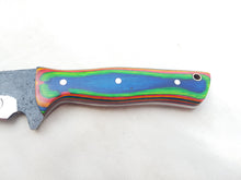 Load image into Gallery viewer, Handmade High Carbon Steel Hunting Knife with Color Sheet Handle 10'' - Cowboyknives by AGKNIVESUSA