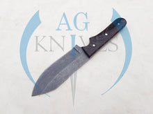 Load image into Gallery viewer, Handmade High Carbon Steel Hunting Knife with Wood Handle 10.25'' - Cowboyknives by AGKNIVESUSA